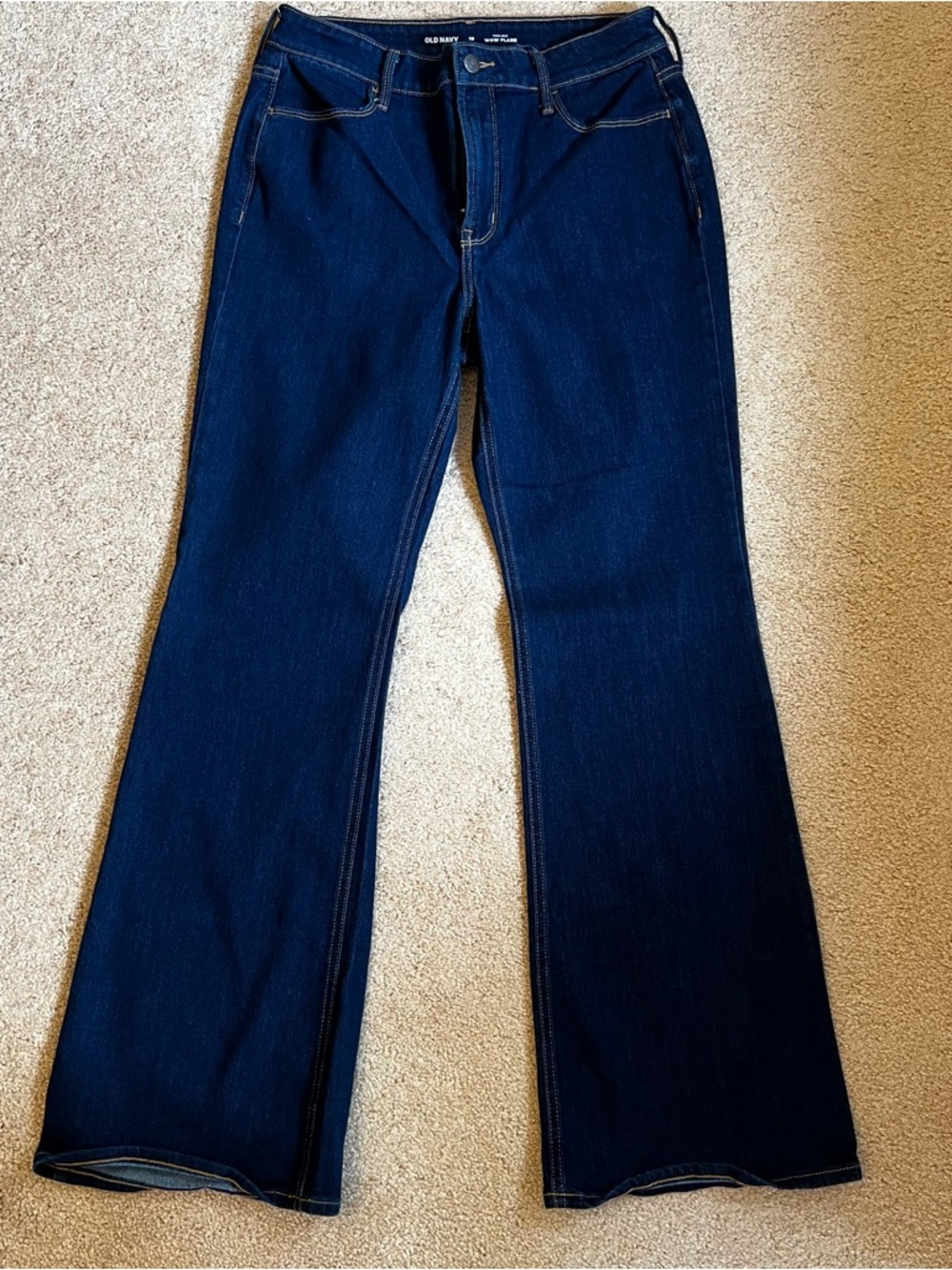 Old Navy High Rise WOW Flare Jeans, Size 10